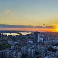 Закат в Новосибирске :: Сергей Никифоров