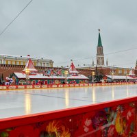 Москва. Красная площадь. ГУМ-каток. Зима :: Николай Николенко