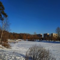 Март на Бабаевском пруду :: Андрей Лукьянов