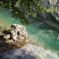 ЛУЧШЕ Гор, могут быть-ТОЛЬКО ГОРЫ... Schanau-Königssee vorbei gefaren. Wasserfall St-Bartholomä. :: "The Natural World" Александер