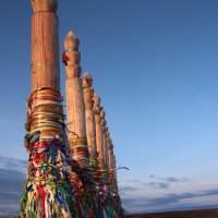 13 столбов на острове Ольхон :: Евгения Каравашкина