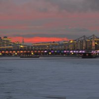 Закат над Москвой. :: Евгений Седов