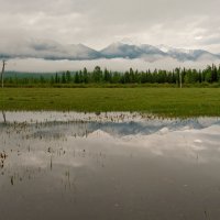 Пасмурная Тункинская долина. :: Сергей Герасимов