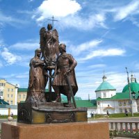 Памятник православным святым Петру и Февронии, Чебоксары. :: unix (Илья Утропов)