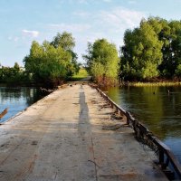 Многострадальный мостик через Хопёр. :: Восковых Анна Васильевна 