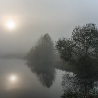 Туман над озером :: Олег Самотохин
