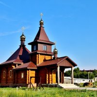 Строительство храма в память святых благоверных князя Петра и княгини Февронии чудотворцев Муромских :: Восковых Анна Васильевна 