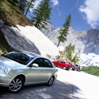 На машине по Австрия самые красивые дороги страны "Австрия-Dachstein" /Eisriesenwelt-Liech :: "The Natural World" Александер