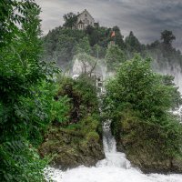 Рейнские водопады, окраина города Шафенхаузен,Швейцария. :: Lucy Schneider 