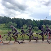 Скульптура в парке Покровское - Стрешнево (Москва) :: Ольга Довженко