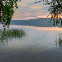 Тихий вечер на озере Инголь... :: Алексей Мезенцев