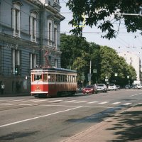 Ретротрамвай на Загородном проспекте :: Магомед .