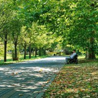 В тени парка... :: Николай Саржанов