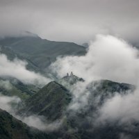 Gergeti Trinity Church In Clouds :: Fuseboy 