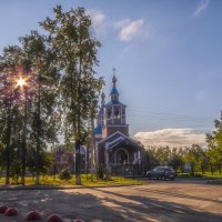 Собинка. Утро у храма :: Сергей Цветков