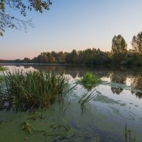 Осень на реке Дубне. :: Виктор Евстратов