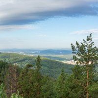 Летнее утро на перевале (панорама). :: Алексей Трухин