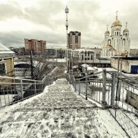 Иваново.....фото с перекидного моста у ЖД вокзала... :: Сергей Клапишевский