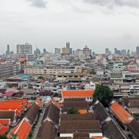 Бангкок. Вид с парапета храма на холме :: Владимир Шибинский