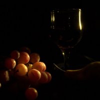 Баловство с фонариком и виноградом :: Дмитрий Тилинин