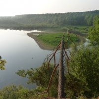 Озеро.(пос.Рогачёв.) :: Александр Лейкум