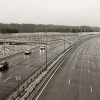 Первый снег на магистрале. 3 :: Виктор (victor-afinsky)