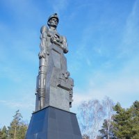 Памятник шахтерам Кузбасса на Красной горке, г.Кемерово :: Евгения Сихова