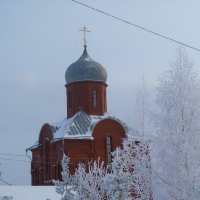 Наша церковь зимой. :: НАДЕЖДА КЛАДЧИХИНА