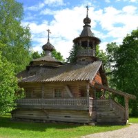 В музее деревянного зодчества Витославлицы (этюд 3) :: Константин Жирнов