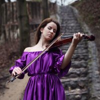 girl with violin :: Galina Shatokhina