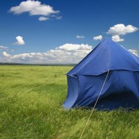 синяя палатка :: . vvv .