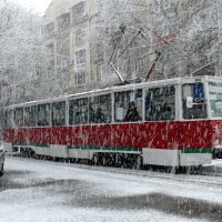 Снежный трамвай :: Дмитрий Мац