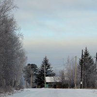зимнее утро в деревне :: Marusiya БОНДАРЕНКО