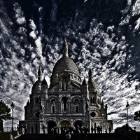 Париж, район Монмартр, базилика Сакре-Кер :: Сергей 