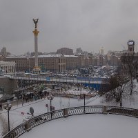 А в Киеве первый снег... :: Олег Самотохин