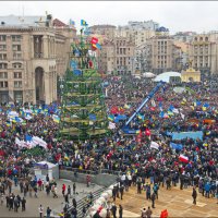 Киев, 1 декабря 2013 года, Площадь Независимости (2) :: Юрий Матвеев