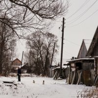 зима в деревне :: ольга кривашеева