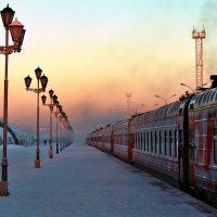 зима приехала в Архангельск :: Альберт Сархатов