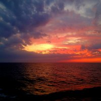 Закат в Красном море :: Александр Бычков
