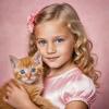 Девочка с котёнком :: Ирина Олехнович