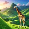 Жираф в зелёной долине :: Alisia La DEMA