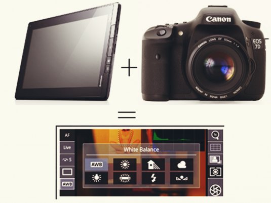 Lenovo ThinkPad Tablet + Canon 7D = большой выносной экран для камеры