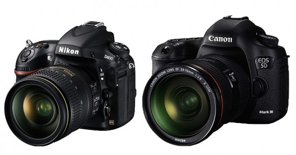 Сравнительный тест "одноклассников". Серия первая. Canon 5 D Mark III & Nikon D 800
