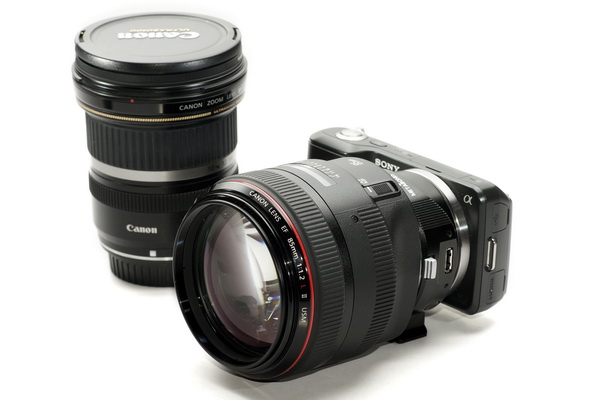 Теперь можно купить адаптер Canon EOS для Sony NEX