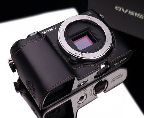 Роскошный кожаный чехол для камер Sony NEX