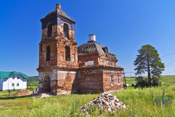 Пророко-Илиинская церковь. с. Рябаш, Башкортостан