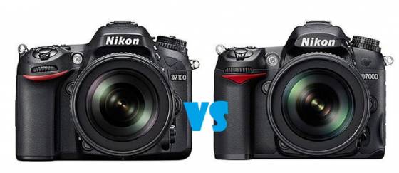 Nikon D7100 vs Nikon D7000