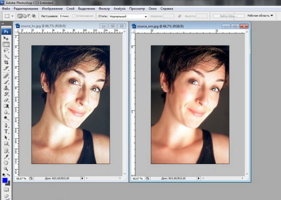 Урок Фотошопа. Выравнивание кожи лица для beauty фото
