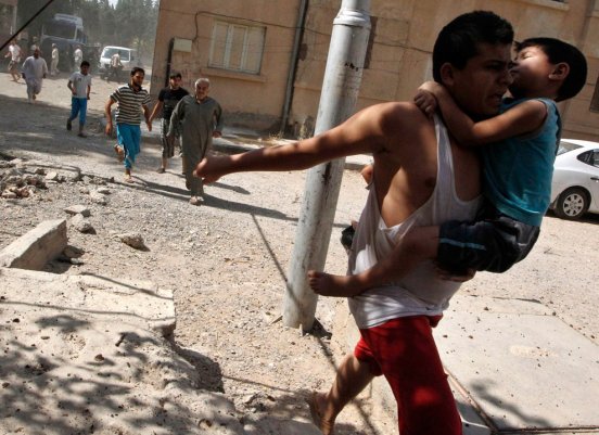 Новости в фотографиях - Газовая атака в Сирии
