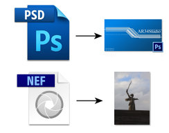 Отображение превью PSD и RAW в проводнике Windows